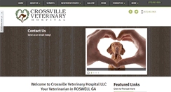 Desktop Screenshot of crossvillevet.com